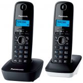 Радио-телефон Panasonic KX-TG1612RU1 Black white
