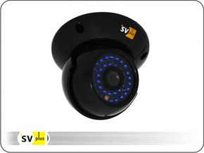 Видеокамера цв. шар V241B черная (700 ТВЛ, 0.001 lux, f-3.6мм, ИК до 25м, День/Ночь)