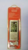 Цифровой термометр  Albireo, часы (серебр.)