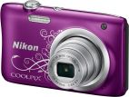 Фотоаппарат Nikon Coolpix A100 Purple Lineart