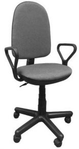 Компьютерное кресло Цвет Мебели Гранд самба Светло серый