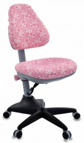 Детское компьютерное кресло Бюрократ KD-2/Hearts-Pk Сердца Розовое