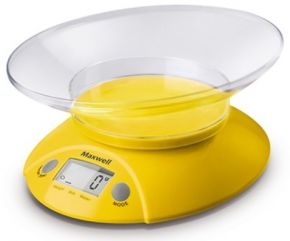 Электронные кухонные весы Maxwell MW-1467 Yellow