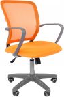 Компьютерное кресло Chairman 698 Grey TW-16 Оранжевое