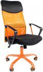 Компьютерное кресло Chairman 610 CMet 15-21 Черное TW Оранжевое