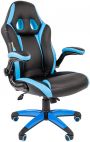 Компьютерное кресло Chairman Game 15 Черно-голубое
